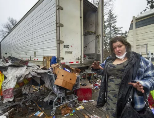 Is help on the way for people in ‘horrendous’ homeless camp full of debris, despair, death?